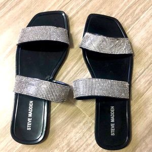 Summer sparkling sandals
